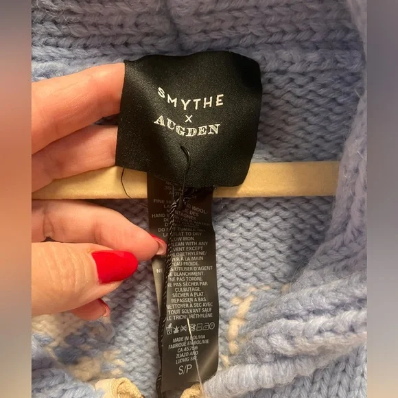 Smythe Handknit Zip Cardigan with Eagle - Picture 4 of 9